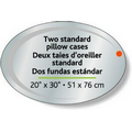 Bright Silver Foil Paper Roll Label Stock Oval (2"x3")